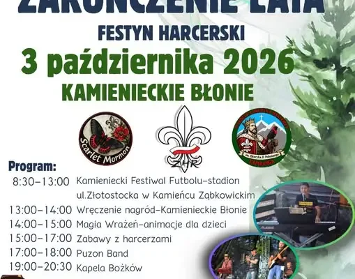 Zakończenie Lata i Festyn Harcerski w Kamieńcu Ząbkowickim – 3 października