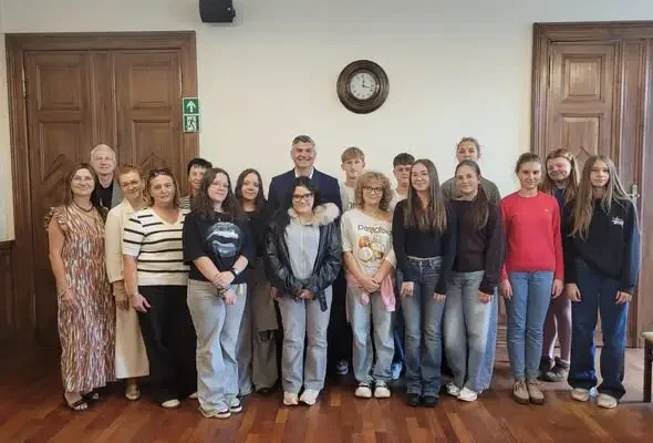 Młodzież ze Sławna odwiedziła Ząbkowice Śląskie – partnerska wizyta pełna wrażeń