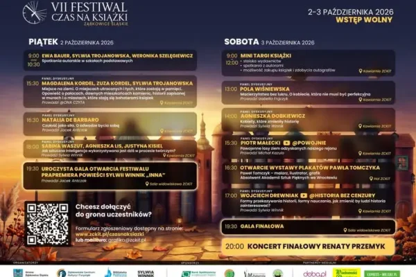 VII Festiwal Czas na Książki w Ząbkowicach Śląskich – literatura, spotkania i koncert Renaty Przemyk