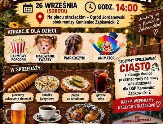 Piknik strażacki w Kamieńcu Ząbkowickim II – zbierają na nowy wóz bojowy