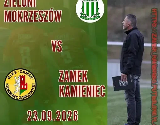 Puchar Polski: Zamek Kamieniec zmierzy się z Zielonymi Mokrzeszów w 1/4 finału
