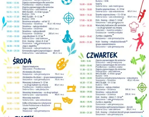 GOKSiR Stoszowice otwiera zapisy na zajęcia sezonu 2026/2027