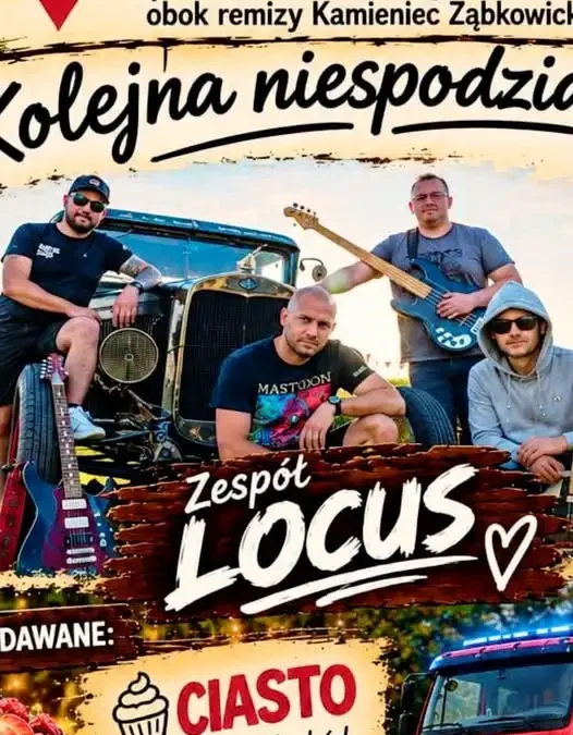 Koncert zespołu Locus na Dniu Pieczonego Ziemniaka w Kamieńcu Ząbkowickim