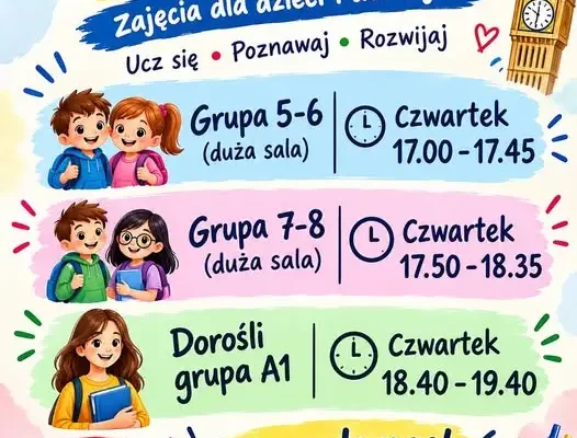 Zajęcia z angielskiego w Kamieńcu Ząbkowickim startują już dziś