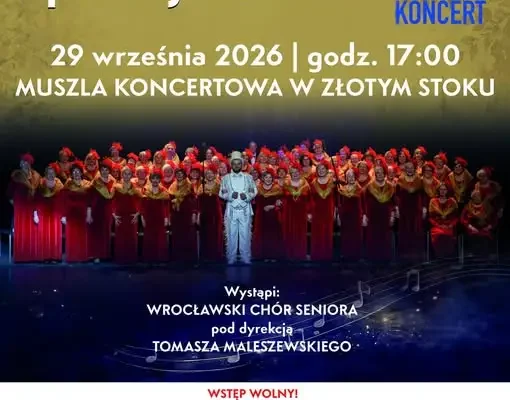 Wrocławski Chór Seniora wystąpi w Złotym Stoku – koncert „Śpiewaj razem z nami!”