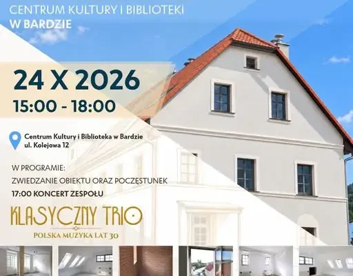 Bardo: Centrum Kultury i Biblioteka wraca na Kolejową 12 po odbudowie