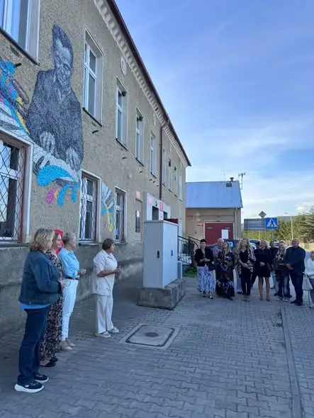 Mural i tablica upamiętniły Bogdana Ziętka w Brzeźnicy