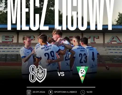 MKS Ziębice zagra z MKS Szczawno-Zdrój w 6. kolejce ligi okręgowej