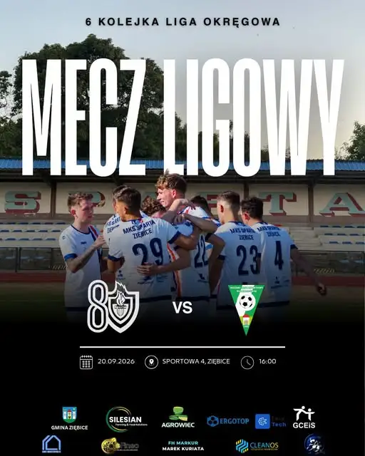 MKS Ziębice zagra z MKS Szczawno-Zdrój w 6. kolejce ligi okręgowej