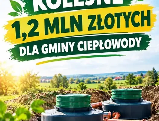 1,2 mln zł z budżetu Dolnego Śląska na oczyszczalnie ścieków w Gminie Ciepłowody