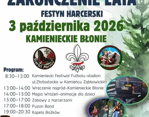 Festyn Harcerski na Kamienieckich Błoniach – zaproszenie na 3 października