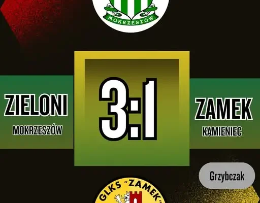 Zamkovia Kamieniec żegna się z okręgowym Pucharem Polski na etapie 1/8 finału