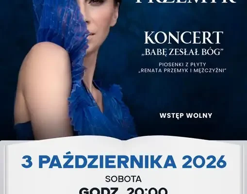 Renata Przemyk zakończy VII Festiwal Czas na Książki w Ząbkowicach Śląskich