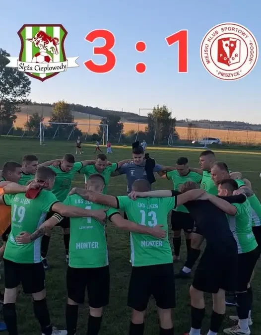 Ślęża Ciepłowody pokonała Pogoń Pieszyce 3:1. Pierwsza taka wygrana od 18 lat!