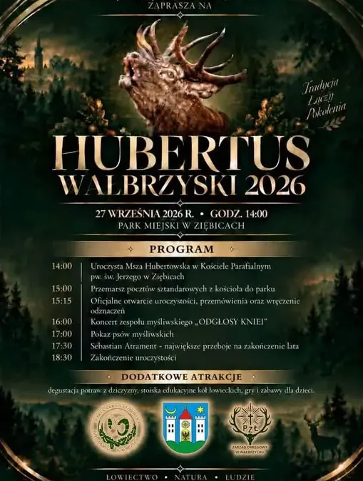 Hubertus w Ziębicach – tradycyjne święto myśliwych już 27 września