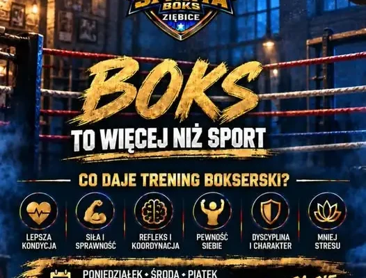 Sparta Boks Ziębice zaprasza na treningi – boks dla ciała i charakteru