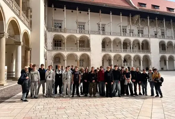 Uczniowie ZSZ w Ząbkowicach zwiedzali Kraków – trzydniowa wycieczka klas 2TE, 3TE i 3B