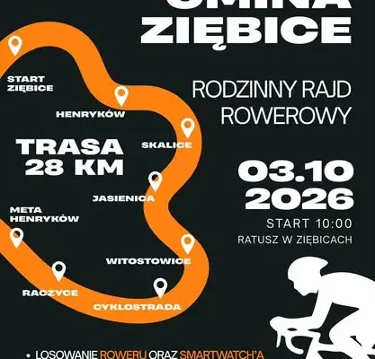 Rodzinny Rajd Rowerowy w Ziębicach już jutro – pula nagród rośnie