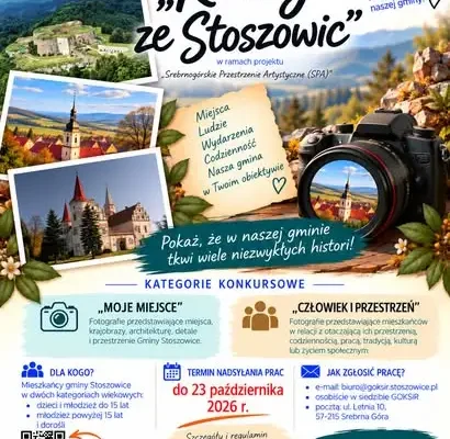 Konkurs fotograficzny „Kadry ze Stoszowic” – 2500 zł do zdobycia