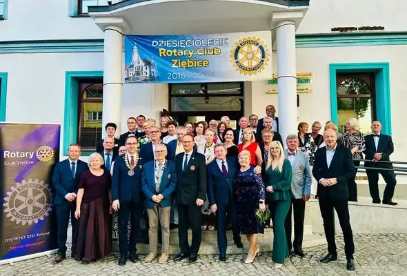 10 lat Rotary Club Ziębice – jubileusz pełen podziękowań i wspomnień