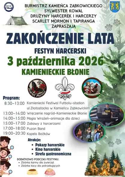 Kamieniec Ząbkowicki: Festyn harcerski i Kamieniecki Festiwal Futbolu już 3 października