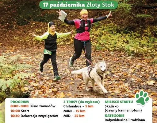 Finał Pucharu Polski w Dogtrekkingu w Złotym Stoku – 17 października