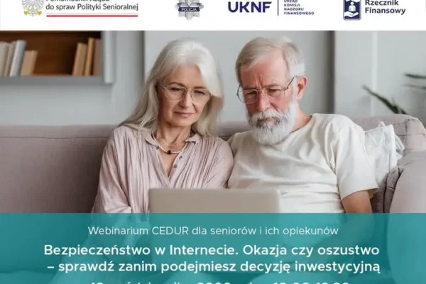 Bezpłatne webinarium CEDUR: jak nie dać się oszukać przy inwestycjach