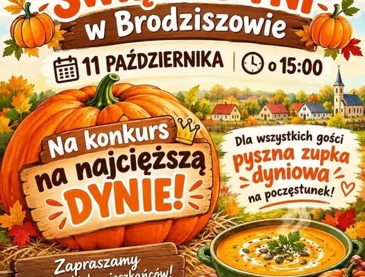 Święto Dyni w Brodziszowie – zaproszenie na niedzielne popołudnie