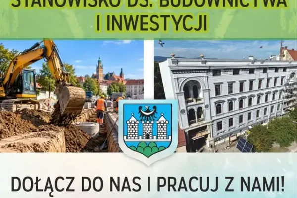 Ząbkowice Śląskie szukają specjalisty ds. budownictwa i inwestycji