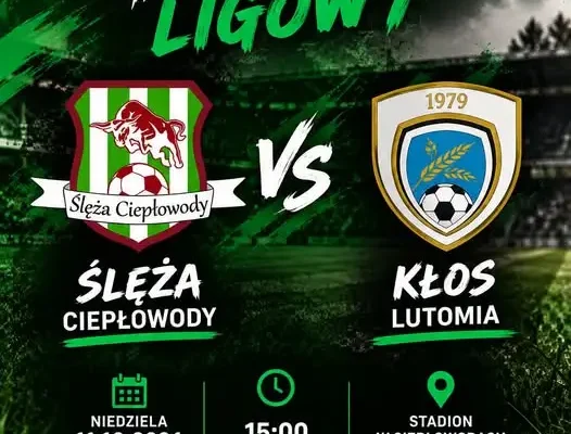 Ślęży Ciepłowody przed domowym meczem z Kłosem Lutomia w 9. kolejce Klasy A