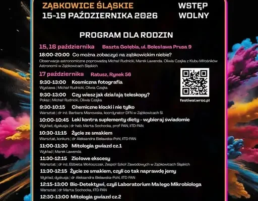 Dolnośląski Festiwal Nauki w Ząbkowicach Śląskich – dzień dla rodzin już 19 października