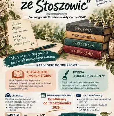 Konkurs literacki w Gminie Stoszowice – zostały ostatnie dni na zgłoszenie