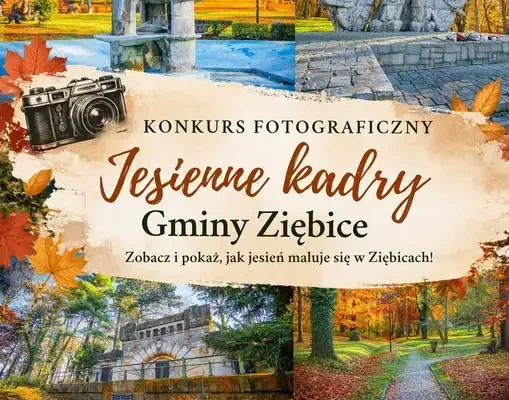Konkurs fotograficzny „Jesienne Kadry Gminy Ziębice” – uchwyć piękno jesieni