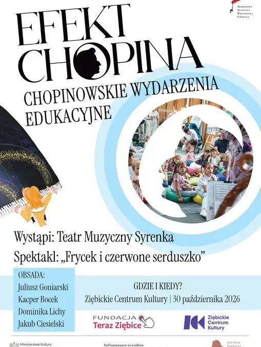 Frycek i czerwone serduszko – muzyczna przygoda z Chopinem w Ziębicach