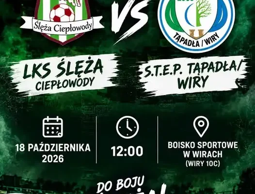 Ślęża Ciepłowody zagra w Wirach. 10. kolejka klasy A już w niedzielę