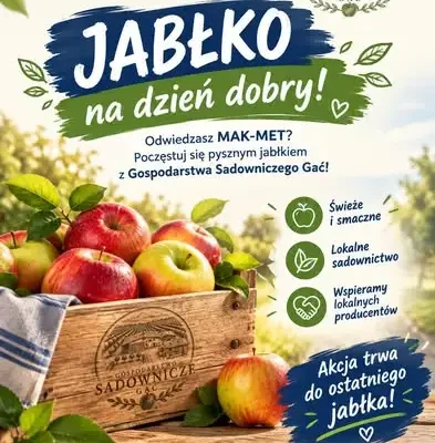 Jabłko na dzień dobry w PSZOK w Godzikowicach – zdrowy poczęstunek dla mieszkańców
