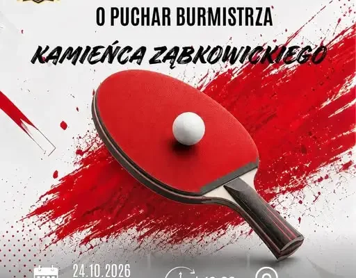 Turniej tenisa stołowego w Kamieńcu Ząbkowickim – już w sobotę