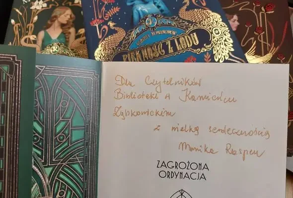 Monika Raspen i „Zagrożona ordynacja” – literacki wieczór w Kamieńcu Ząbkowickim