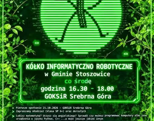 Kółko Informatyczno-Robotyczne w Gminie Stoszowice – ruszają zajęcia!