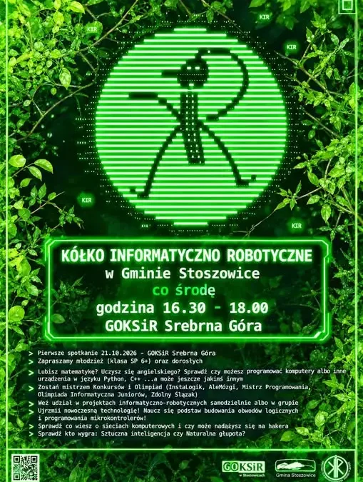 Kółko Informatyczno-Robotyczne w Gminie Stoszowice – ruszają zajęcia!