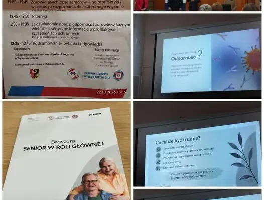 Senior w roli głównej – konferencja zdrowotna w powiecie ząbkowickim