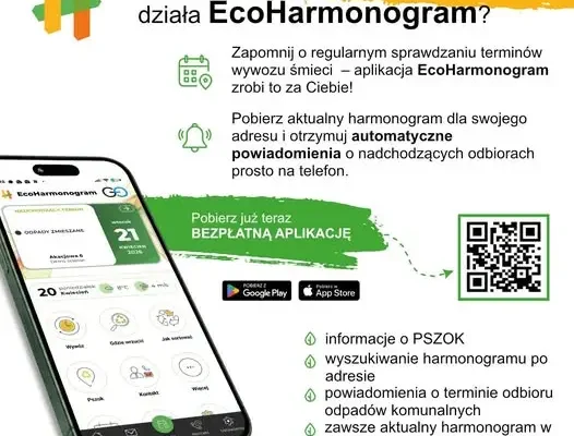 EcoHarmonogram – nowa aplikacja ułatwia segregację odpadów w gminie Stoszowice