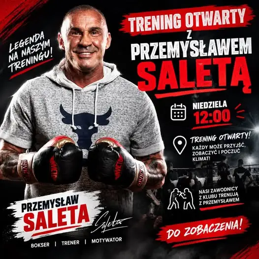 Trening otwarty z Przemysławem Saletą w Ziębicach – już w niedzielę