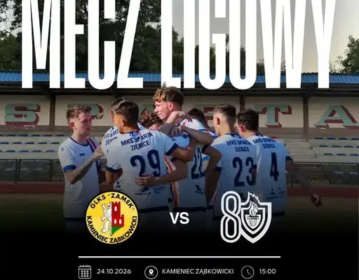 MKS Ziębice zagra z GLKS Zamek Kamieniec Ząbkowicki w 11. kolejce ligi okręgowej
