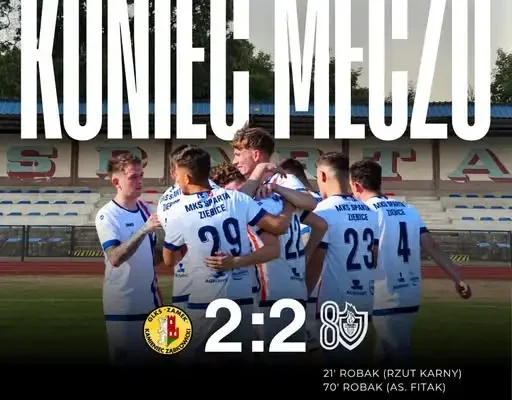 Derby dla Sparty Ziębice: remis 2:2 z Zamkiem Kamieniec Ząbkowicki