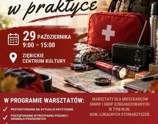 Ziębice: warsztaty z ochrony ludności — jak przetrwać kryzys?
