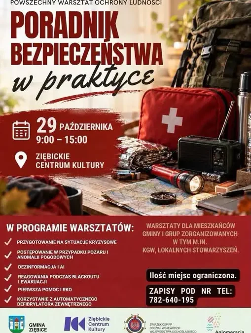 Ziębice: warsztaty z ochrony ludności — jak przetrwać kryzys?