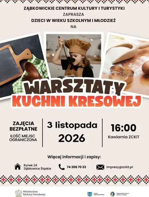 Ząbkowice Śląskie: bezpłatne warsztaty kuchni kresowej dla dzieci i młodzieży