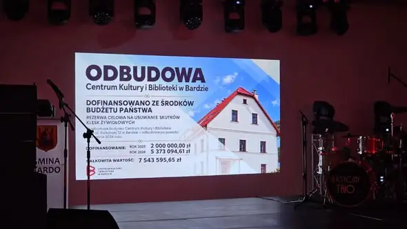 Bardo: Centrum Kultury i Biblioteka znów otwarte po powodzi